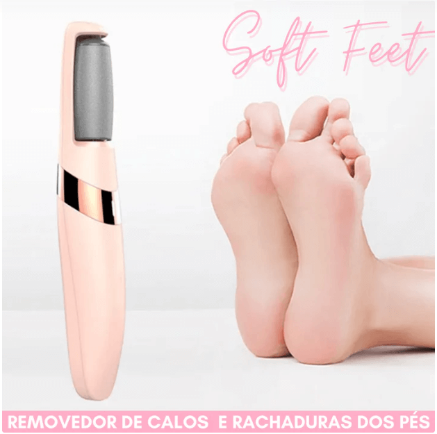 FootCleanPro® Lixa Elétrica Portátil Removedora de Calos e Rachaduras dos Pés + E-book de Brinde