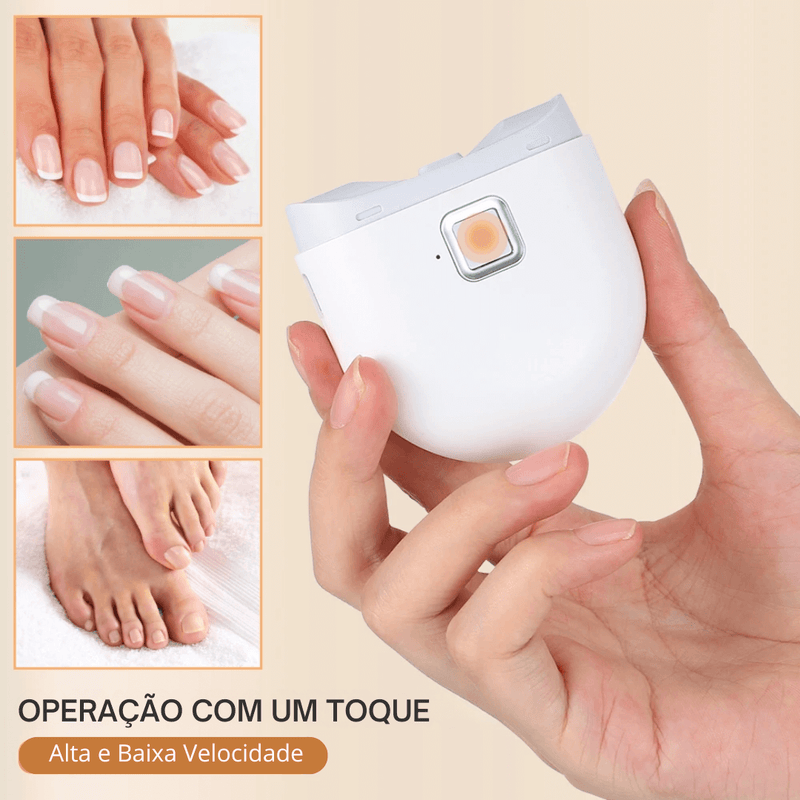 EasyCut® Cortador de Unhas Elétrico USB com Luz de Led: Praticidade e Segurança para Toda a Família