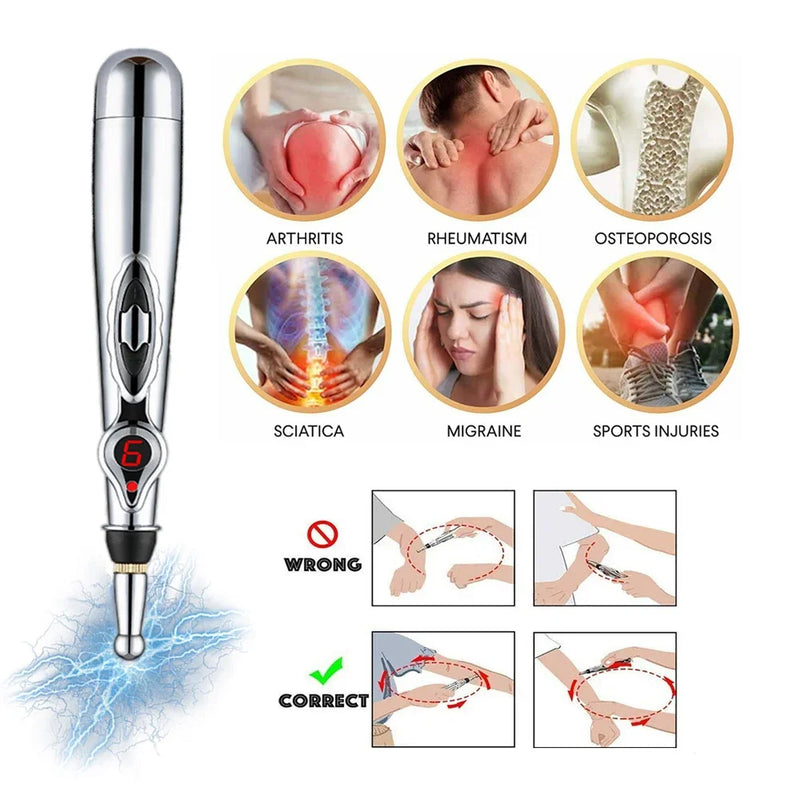 Caneta Acupuntura Eletrônica Laser