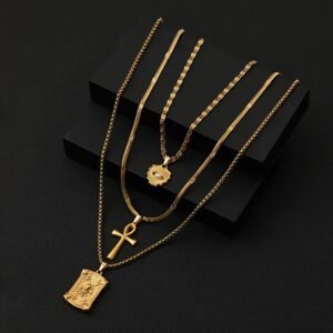 Gold-Plated Versatile And Unique Necklace